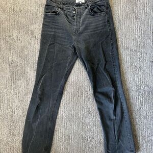 Reformation Cynthia High Rise Straight Long Jeans